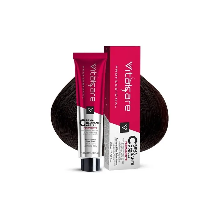 Vitalcare Hair Dye Cream with Silk Proteins - No. 00 Black