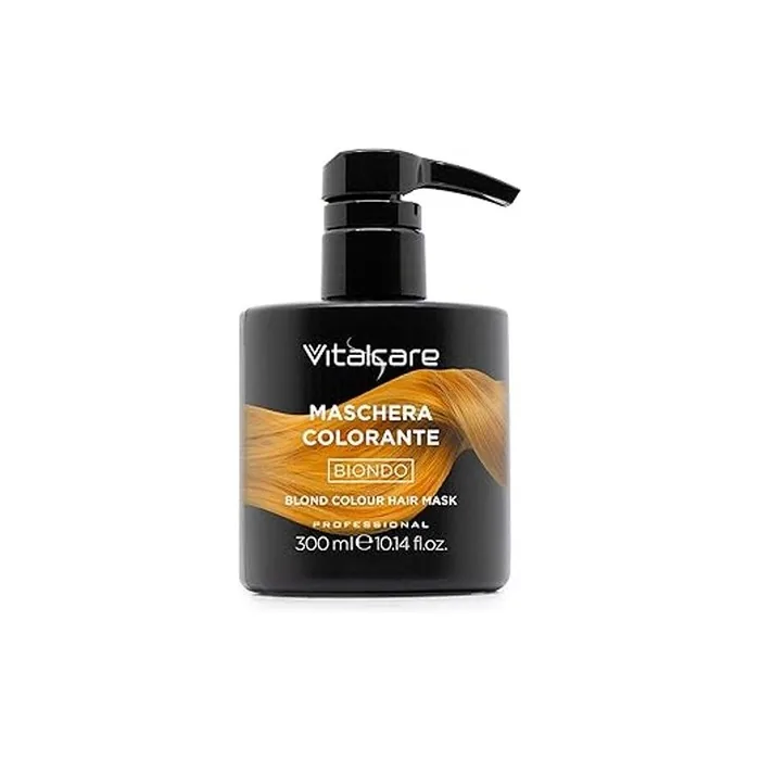Vitalcare Revitalizing And Toning Hair Coloring Mask Blonde Color Ammoniafree 300 Ml