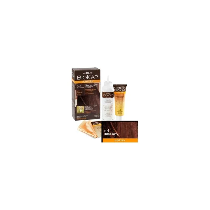 Biokap Nutricolor 64 Copper Curry Hair Dye 140 Ml