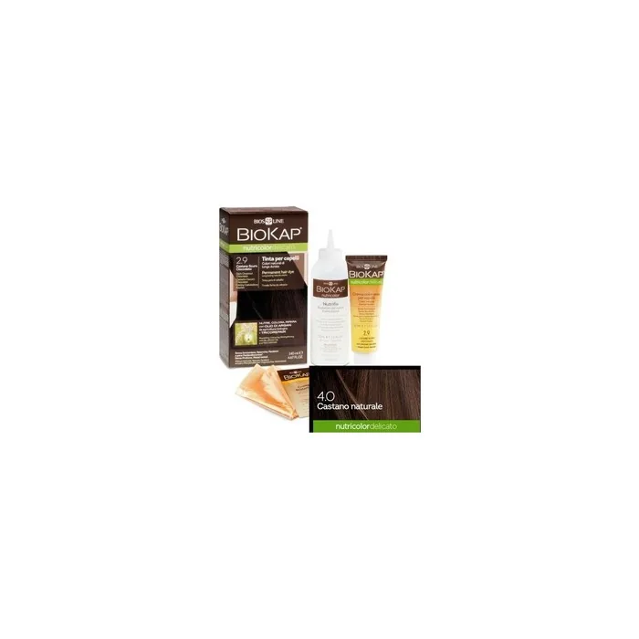Biokap Nutricolor Delicato 400 Natural Chestnut Hair Dye 140 Ml