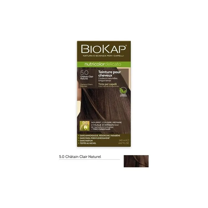 Nutricolor Delicato Natural Light Brown Hair Color 5.0