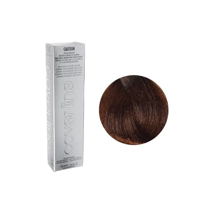 Cover Line Delicate Hair Color Permanent Cream 100ml 06.43/6CG Dark Copper Gold Blond
