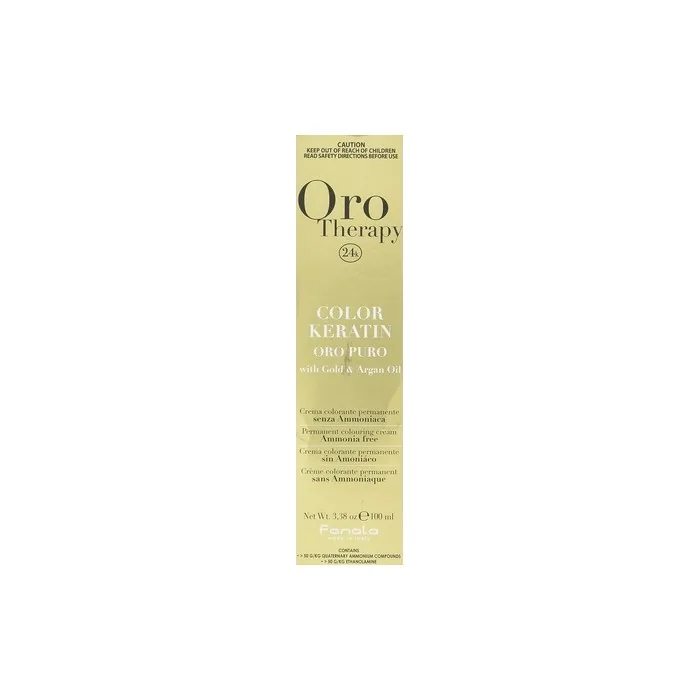 Fanola Oro Ammonia Free Dye Therapy Platinum 10 Blonde Color Keratin 100ml