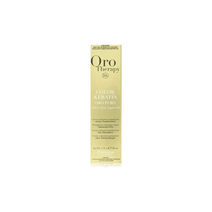 Fanola Oro Therapy Color Keratin Puro 7.1 Ash Blonde 100ml