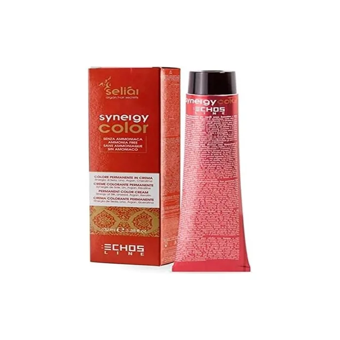 ECHOSLINE Seliàr Synergy Color Cream Hair Colour Ammonia Free Light Brown 5.0 Biondo chiaro 100ml