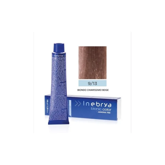 Inebrya Bionic Beige 9/13 Very Blonde Beige Hair Color 100ml
