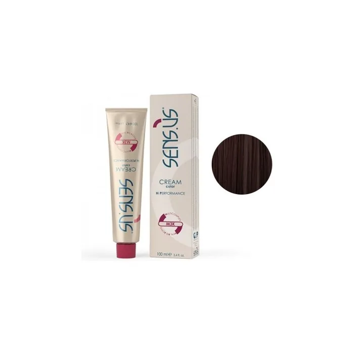 Sensus M3K Permanent Hair Color 100ml Mahogany Brown
