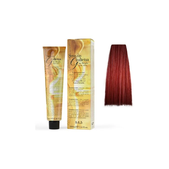 Sensus Giulietta 6.55 Dark Blonde Intense Red Hair Color
