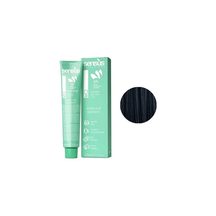 Sensus 1.11 Blue Black Permanent Hair Color 100ml