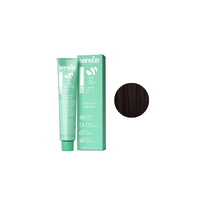 Sensus 4.24 Medium Cold Brown Permanent Hair Color 100ml