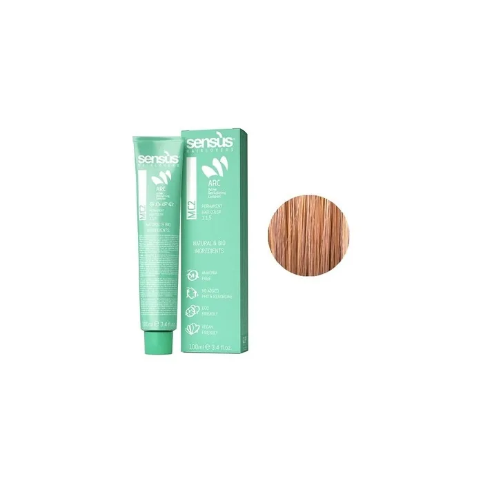 Sensus 7.34 Medium Golden Copper Blonde Permanent Hair Color 100ml