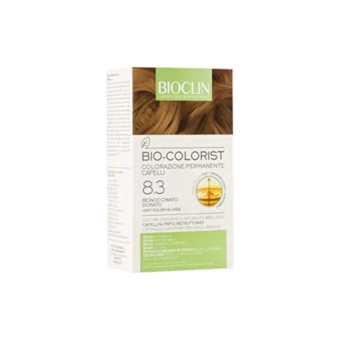 BIOCLIN Bio Colorist Permanent Hair Color 8.3 Light Golden Blonde