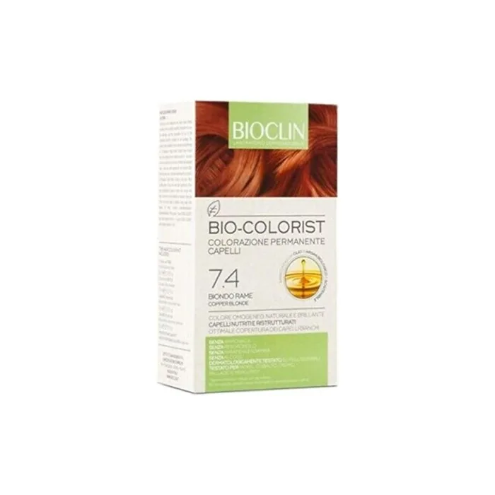 BIOCLIN Bio Colorist Permanent Hair Color 7.4 Copper Blonde