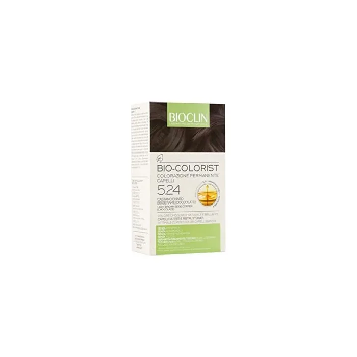 BIOCLIN Bio Colorist Permanent Hair Color 5.24 Light Chestnut Beige Copper