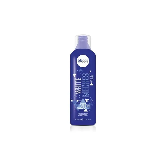 Bbcos White Meches Plus Developer 6 20 Volumes 1000 Milliliters