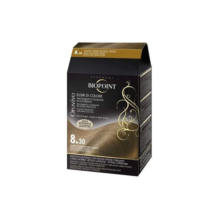 Orovivo Color Elixir 8.3 Natural Light Blonde Golden