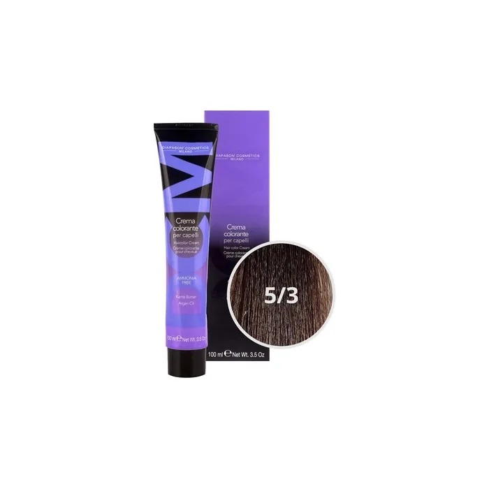 DCM Hair Color Cream Ammonia Free 5/3 Gold 100ml