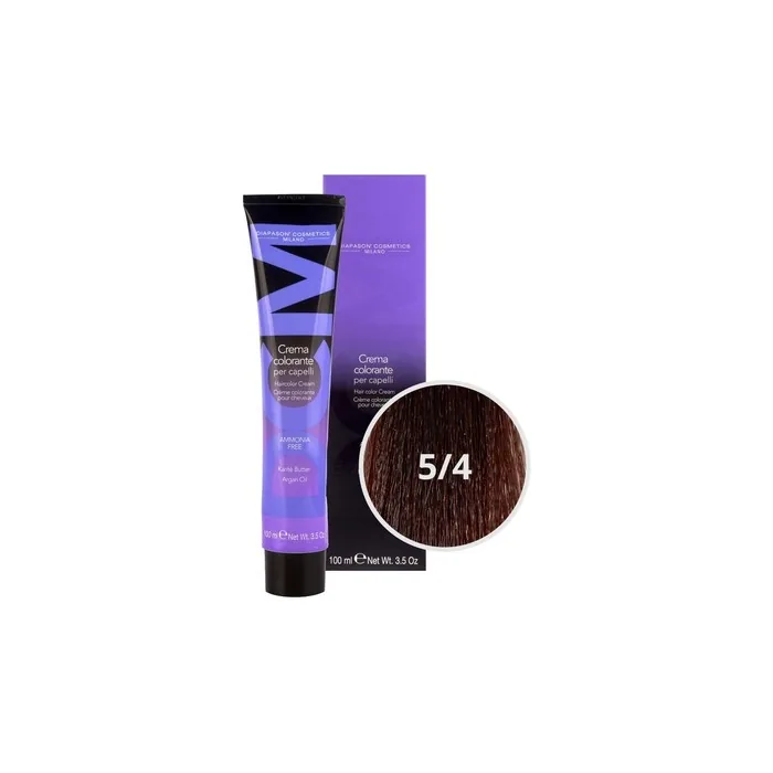 DCM Hair Color Cream Ammonia Free 5/4 Mahogany 100ml