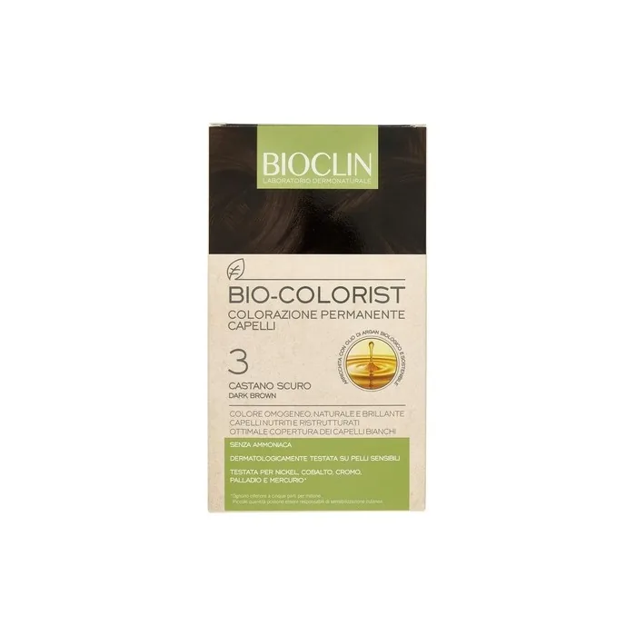 Bioclin Bio-Colorist Permanent Hair Color Dark Brown 3