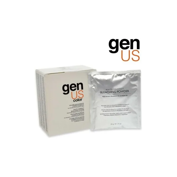 Genus White Compact Bleaching Powder 8x50g