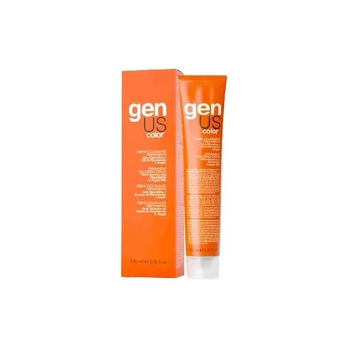 Genus Color 4.5 Mahogany Brown Permanent Coloring Cream 100ml