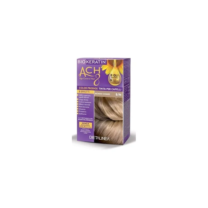 Dietalinea Color Prodige 8 Effects Hair Color 8/N Light Blonde