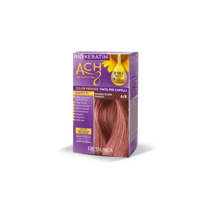 Biokeratin Ach8 Color Prodige Dietalinea 6/R Dark Copper Blonde