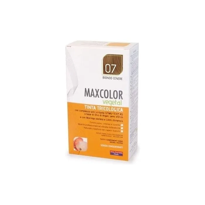 Max Color Vegetal Trichological Hair Dye 07 Ash Blond 140ml