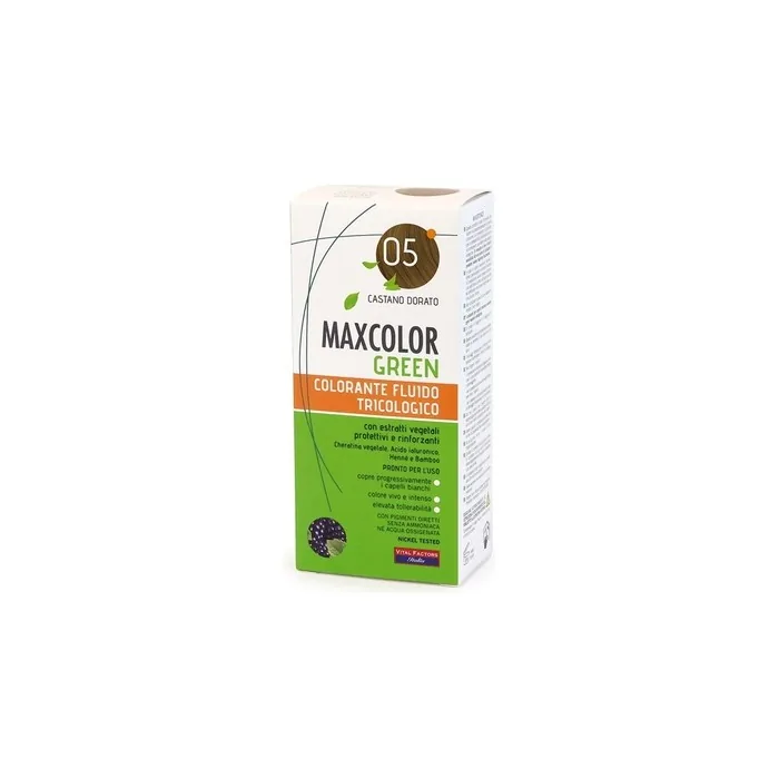Vital Factors Max Color Green Hair Dye 05 Golden Brown