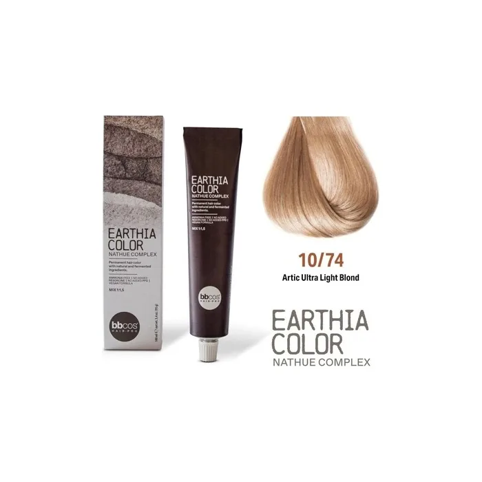 Bbcos Earthia Color Nathue Complex 1074 Arctic Ultra Light Blond 100ml
