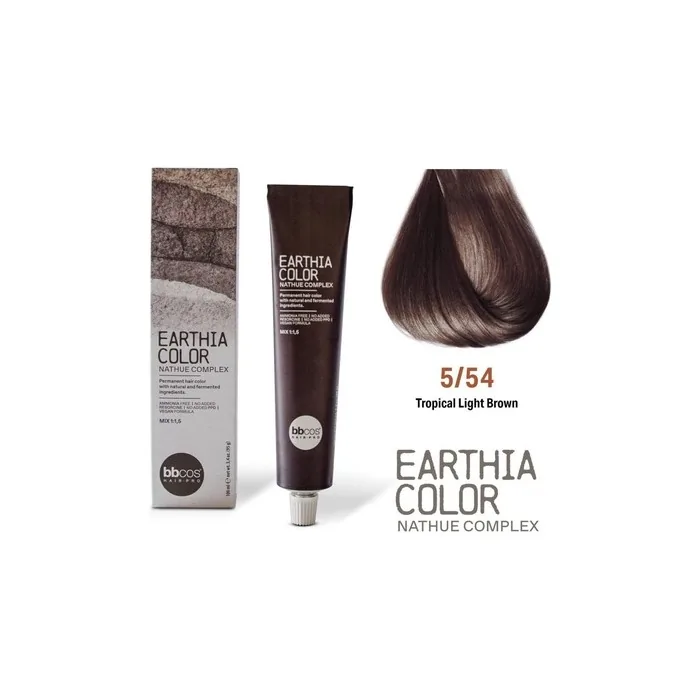 Bbcos Earthia Color Nathue Complex 554 Tropical Light Brown 100ml