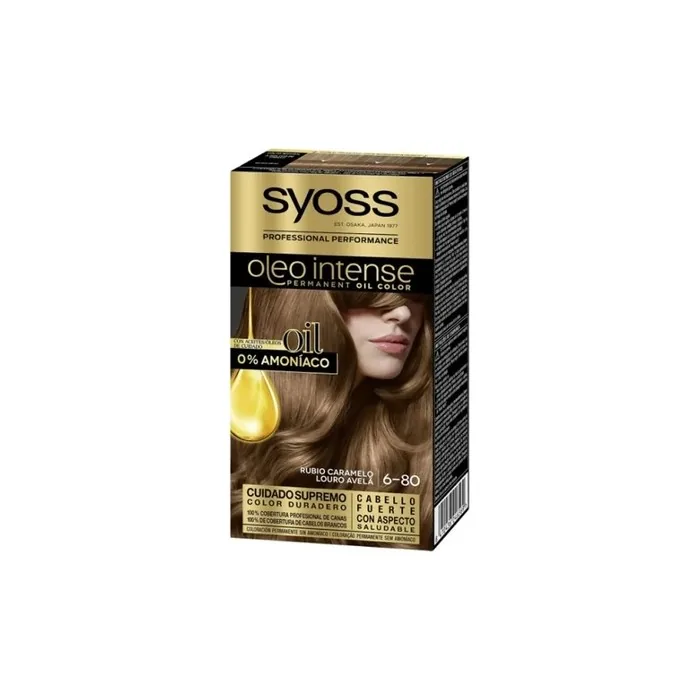 Syoss Syoss Oleo Intense Permanent Hair Color 680 Caramel Blonde