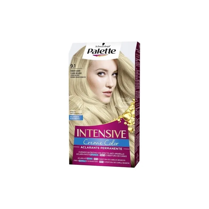 Palette Of Intense Coloured Cream Hair Dye Tone 9.1