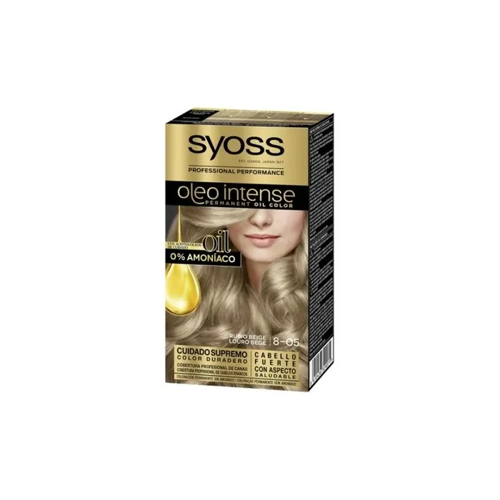 Syoss Syoss Oleo Intense Permanent Hair Color 805 Beige Blonde