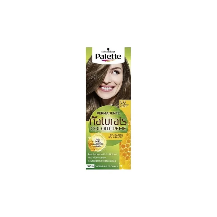 Schwarzkopf Palette Naturals Color Creme 50 Light Brown Hair Color