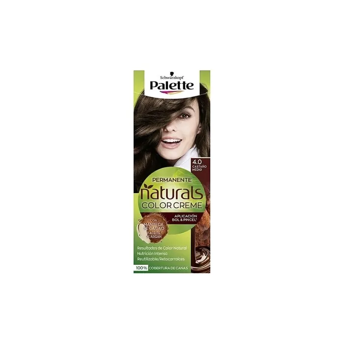 Schwarzkopf Palette Naturals Color Creme 40 Medium Chestnut Hair Color
