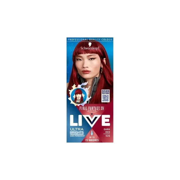 Schwarzkopf Live Hair Color 026 Dark Red
