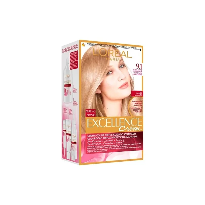 Permanent Dye Excellence L'Oreal Make Up N 9,1