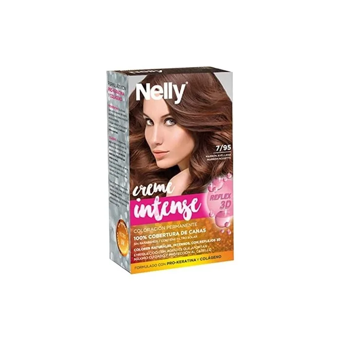 NELLY 10036 Color Set 7/95 Hazelnut Brown Glass Standard