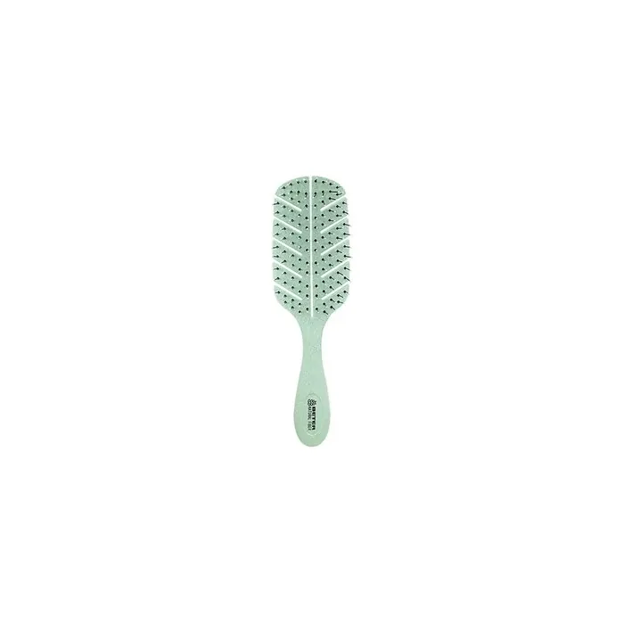 Beter Beter Detangling Natural Fiber Hair Brush Green
