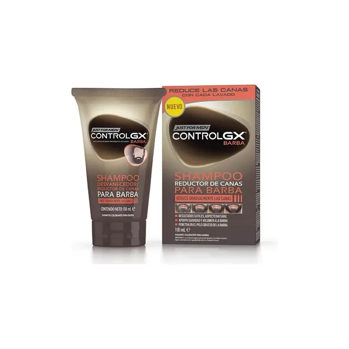 Just For Men Just For Men Control Gx Beard Grey Hair Reducer 118ml
