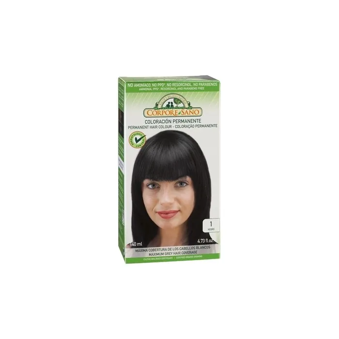 Corpore Sano Corpore Hair Dye 1 Black 140ml Bio