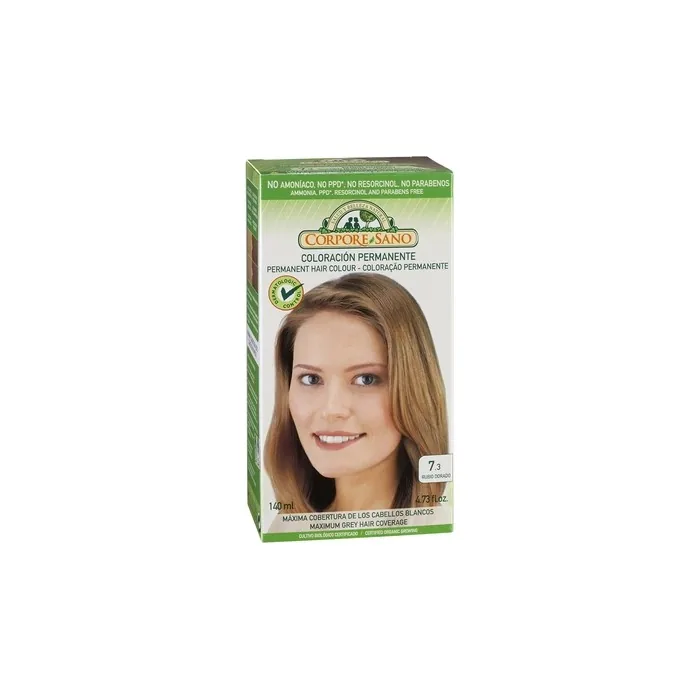 Corpore Sano Permanent Hair Color 73 Golden Blonde 140ml