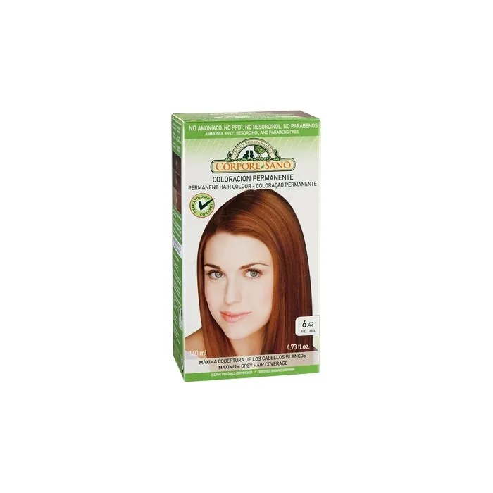 Corpore Sano Permanent Hair Color 643 Chestnut Dye 140ml