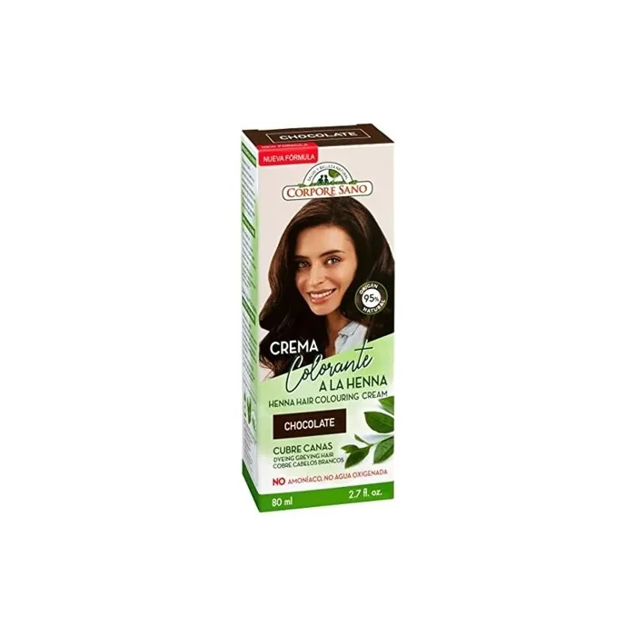 Chocolate Henna Coloring Cream 80ml