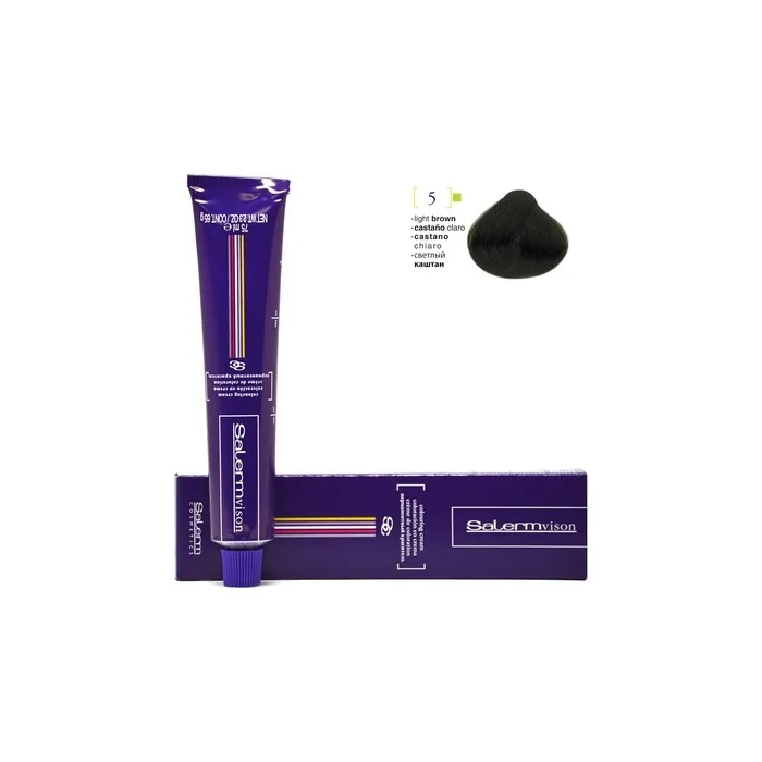 Salerm Salermvison Hair Color 75ml - Shade 5