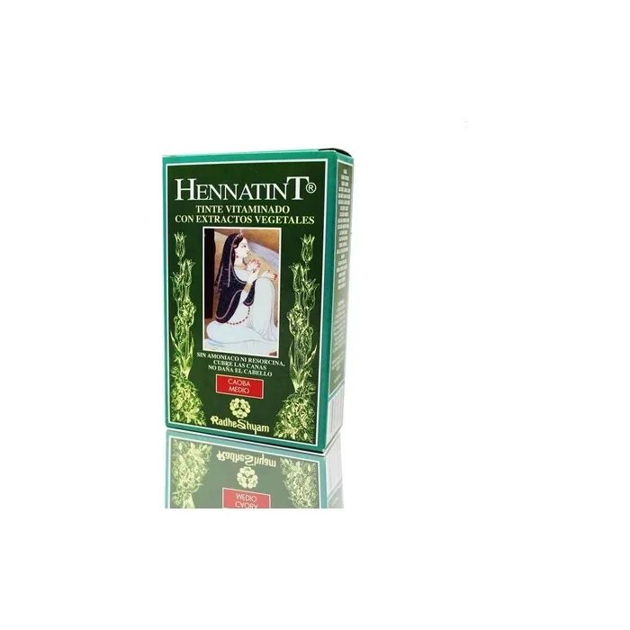 Henna Tint Caoba Medio Radhe Shyam 120ml