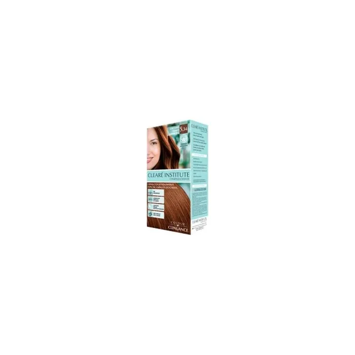 Clear Institute Hair Color 534 Light Shiny Chestnut For Delicate Hair
