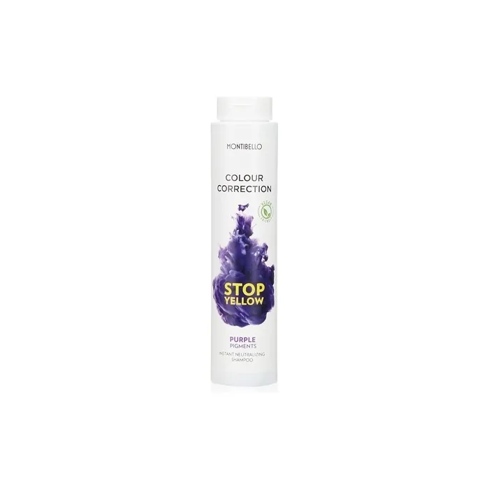 Montibello Colour Correction Stop Yellow Shampoo 300ml Neutralizer Pigment