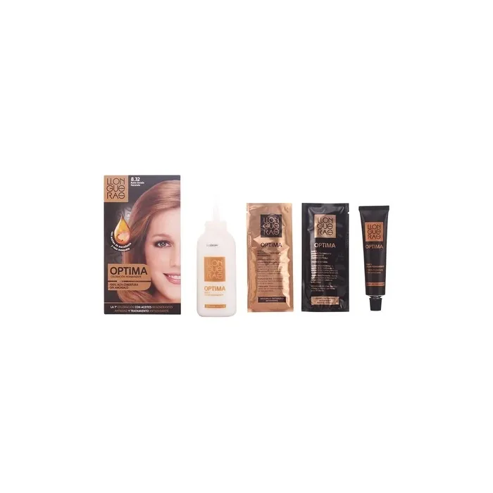 Llongueras Llongueras Optima Permanent Hair Colour Ammonia Free 832 Natural Golden Blond